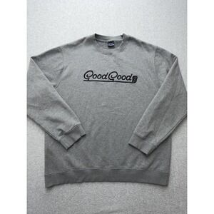 Good Good Sweatshirt Mens 2XL Gray Fleece Crewneck Pullover Golf Logo Graphic